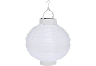 Star Trading, Star Trading Solar Energy Lantern Led, 20 cm - LED-Solarlampion, Star Trading - Solarleuchte FESTIVAL - weiss - Kunststoff - 20/20/22 cm