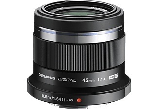 Olympus, Olympus M.Zuiko Digital 45mm f/1.8 Objektiv Schwarz, 