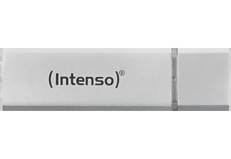 Intenso, Intenso 3521472 - USB-Stick (16 GB, Silber), Intenso USB-Stick Alu Line, 16GB, USB 2.0, silver, 3521472