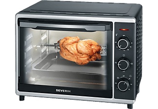 Severin, Severin To2056 - Minibackofen (Schwarz/Silber), SEVERIN, Öfen und Induktionskocher, Severin TO2056 Kleinbackofen, Produkte & Wohnen