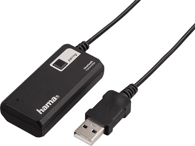 HAMA, Hama Twin - Bluetooth Audio Sender (Schwarz), Hama Twin - Bluetooth Audio Sender (Schwarz)
