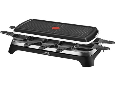 Tefal, Tefal Re4588 - Raclette (Schwarz/Edelstahl), Tefal Inox & Design RE4588 Raclette-Grill