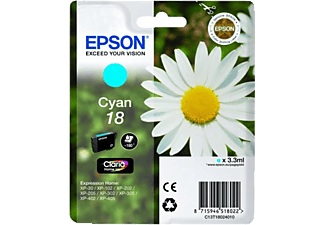 Epson, Epson C13T18024010 - Tintenpatrone, Epson Tintenpatrone, blau, T180240, (180 Seiten)