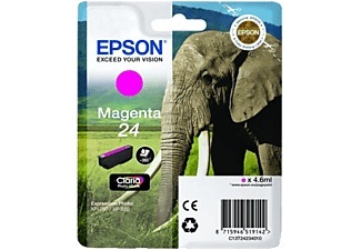 Epson, Epson T24 magenta Tintenpatrone, Epson Tintenpatrone, rot, T242340, (360 Seiten)