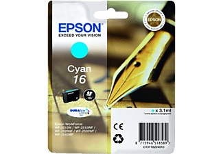 Epson, Epson C13T16224010 - Tintenpatrone, Epson Tintenpatrone, blau, T162240, (165 Seiten)