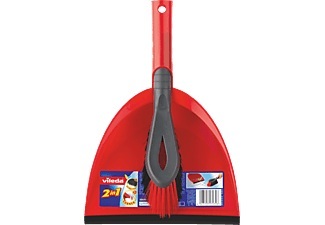 VILEDA, Vileda 2750 Kehrschaufelset 2In1 RED - Besen (Rot), VILEDA Kehrschaufel Set