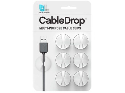 BLUELOUNGE, Bluelounge Cabledrop White - (Weiss), Bluelounge Cabledrop White - Kabelhalterung (Weiss)