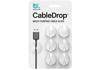 BLUELOUNGE, Bluelounge Cabledrop White - (Weiss), Bluelounge Cabledrop White - Kabelhalterung (Weiss)