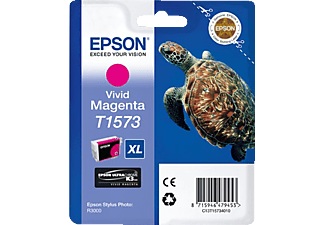 Epson, Original Tintenpatrone vivid magenta Epson T157340, Epson Tintenpatrone, rot, vivid, C13T15734010, (26 ml)