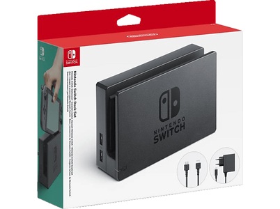 Nintendo, Nintendo Switch Dock Set Dockingstation, Nintendo Switch Dock Set - Stationsset (Schwarz)