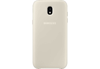 Samsung, Samsung Dual Layer Cover - Handyhülle (Passend für Modell: Samsung Galaxy J5 (2017)), Samsung - Goldene Dual Layer Hülle Galaxy J5 2017, Gelbgold