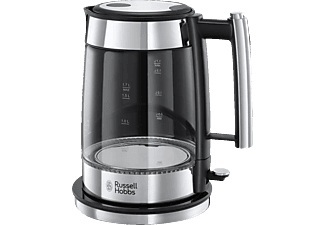 RUSSELL HOBBS, Russell Hobbs 23830-70 - Wasserkocher (Edelstahl/Schwarz/Transparent), Russell Hobbs Elegance 23830-70 Wasserkocher