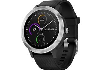 Garmin, Garmin Vivoactive 3 - schwarz/silber Smartwatch, 