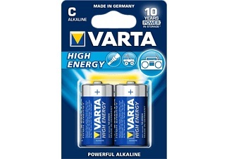 Varta, Varta High Energy - C Batterie (Blau/Silber), Varta Baby-Batterien Typ C