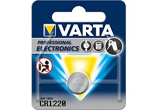 Varta, Lithium Knopfzelle CR1220 - 1 Stück, VARTA Lithium-Knopfzelle CR1220, 3 V, 35 mAh