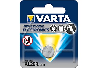 Varta, Lithium Batterie V12GA/LR43, 1,5V - 1 Stück, Varta Electronics V12Ga 1er Bli