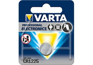 Varta, Lithium Knopfzelle CR1225 - 1 Stück, Varta - 3 Volt Lithium Mangan Zelle Batterie Knopfzelle CR1225 (06225 101 401)