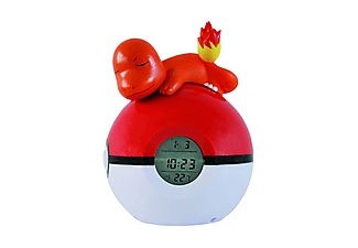 Teknofun Glumanda Pokeball - Wecker (Rot/Weiss)