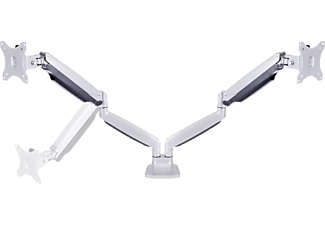 MULTIBRACKETS, Multibrackets Spring Dual - Monitorständer (Silber), Multibrackets Tischhalterung Gas Spring Dual bis 9 kg ? Silber