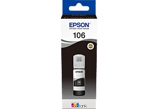 Epson, Original Tintenbehälter schwarz Epson E106, T00R140, Epson 106 Original Tintenpatrone C13T00R140 Foto Schwarz