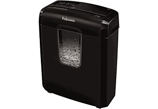 Fellowes, Fellowes 6C - Aktenvernichter (Schwarz), Fellowes Aktenvernichter Powershred 6C Partikelschnitt Sicherheitsstufe P-4 6 Blatt