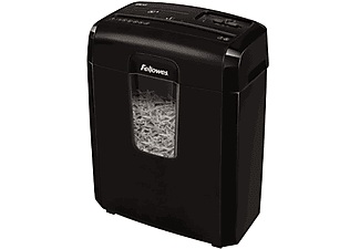 Fellowes, Fellowes 8CD - Aktenvernichter (Schwarz), Fellowes Aktenvernichter 8Cd Partikelschnitt Sicherheitsstufe P-4 8 Blatt