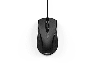 HAMA, Hama MC-200 USB-Maus Optisch Schwarz, hama 00182602 Optische 3-Tasten-Maus MC-200, kabelgebunden, Schwarz