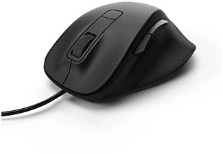 HAMA, Hama Mc-500 - Maus (Schwarz), USB-Maus hama MC-500, kabelgebunden, für Rechtshänder, 6 Tasten & Scrollrad, 800-1600 dpi, schwarz