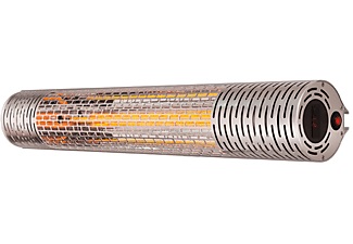 SONNENKOENIG, Sonnenkoenig Mars - Carbon Infrarotstrahler - 2000 W - - Sonnenkönig Mars (Silber), Carbon-Heizstrahler MARS, Wand-/Deckenmontage, IP65, 2000 W, bis 65 m³, mit Fernbedienung