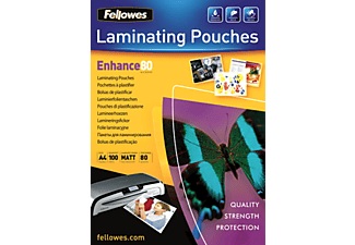 Fellowes, Fellowes Laminating Pouches A4 100Pcs - Blatt (Weiss), FELLOWES Schutzfolie »Laminierfolie«
