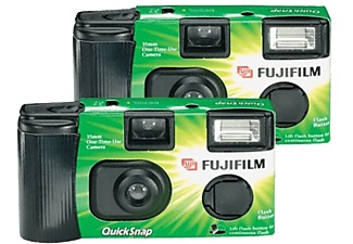Fujifilm, Fujifilm 2 Stück Quicksnap Flash Einwegkamera, FUJIFILM QUICKSNAP ED 27 FLASH - Einwegkamera (Schwarz)
