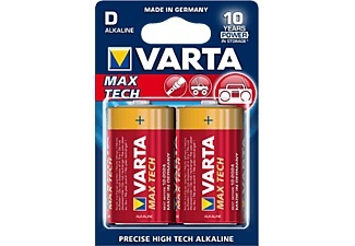Varta Max Tech D - Batterien (Rot)