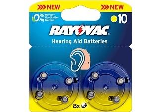 Varta, Varta Hearing Aid 10 - Hörgerätebatterie, Nedis - Zink-Luft Batterie PR70 1,4 V 8-Blister, One Size