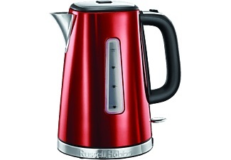 RUSSELL HOBBS, Russell Hobbs 23210-70 - Wasserkocher (Edelstahl/Schwarz/Rot), Russell Hobbs Luna Solar 23210-70 Wasserkocher Rot