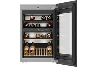 MIELE, Miele KWT 6422 iG RE - Weinkühlschrank (, Einbaugerät), Miele KWT 6422 iG Weinschrank Obsidianschwarz rechts