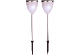 Star Trading, Star Trading Trading Solar Energy Garden Sticks -, Star Trading - Solarleuchte VIGO - weiss - 10/10/34 cm