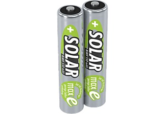 Ansmann, Solar NiMH Micro (AAA) Akku mit 550 mAh und maxE Technologie - 2 Stü, Ansmann Akku 2x AAA 550 mAh für Solaranwendungen