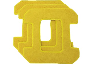Sichler Haushaltsgeräte, Sichler Haushaltsgeräte Mikrofaser-Reinigungs- und -Polier-Pad für PR-041 V3, 3er-Set, 