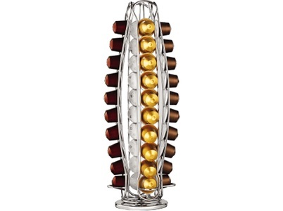 Krups, Krups Xb300000 Nespresso Kapselspender Silver -, KRUPS XB300000 NESPRESSO KAPSELSPENDER SILVER - Kapselständer