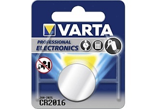 Varta, Lithium Knopfzelle CR2016 - 1 Stück, Varta - 3 Volt Lithium Mangan Zelle Batterie Knopfzelle CR2016 (90mAh)