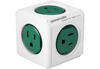 ALLOCACOC, Allocacoc 7790Gn - Abzweigstecker (Grün), PowerCubes Socket extend, green, 5 x T.13, 1.5m cable, 66.7790GN