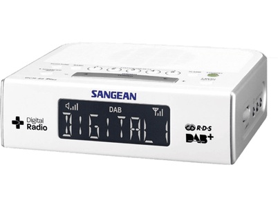 SANGEAN, Sangean Dcr-89W - Radiowecker (Dab+, FM, Weiss), 