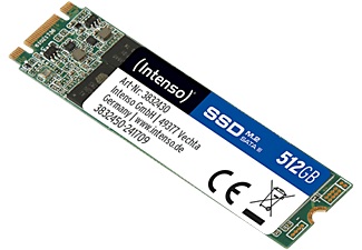 Intenso, Intenso M.2 TOP Interne Festplatte SSD (512 GB, Schwarz, grün), Top Performance 512 GB, SSD