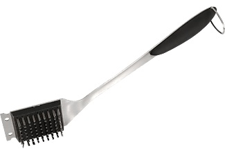 BBQ DRAGON, BBQ Dragon Dragon Premium Grillbürste - (Silber/Schwarz), BBQ Dragon - Grillbürste PREMIUM ZUBEHÖR - silber/schwarz - Metall - 46/5/2 cm