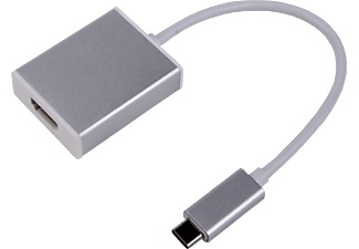LMP, LMP Usb-C zu Hdmi 2 - Adapter mit Audio & Video (Silber), LMP Konverter USB-C - HDMI Silber