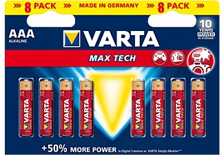 LONGLIFE Max Power Micro (AAA) Alkaline Batterie - 8 Stück