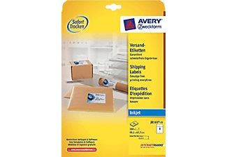 undefined, AVERY ZW. Adressetiketten 99,1x67,7mm J8165-25 weiss 200 Stück, AVERY ZW. Adressetiketten 99,1x67,7mm J8165 - 25 weiss 200 Stück