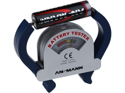 Ansmann, Ansmann Universal Batterietester Prüfgerät, Ansmann Batterietester im Taschenformat