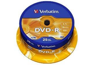 Verbatim, Verbatim 43538 - Dvd-R, DVD-R 4,7 GB, DVD-Rohlinge