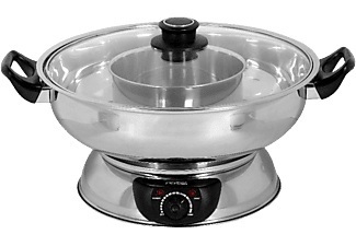 Rotel, Rotel U1812Ch - Elektrischer Mongolentopf (Edelstahl), Rotel MONGOLPOT1812CH Mongolentopf ? Tischgrill ? Chrom